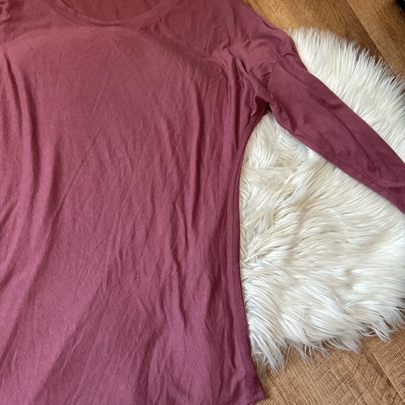 ATHLETA Threadlight Asymmetrical Relaxed Long Sleeve Top - Picture 3 of 4